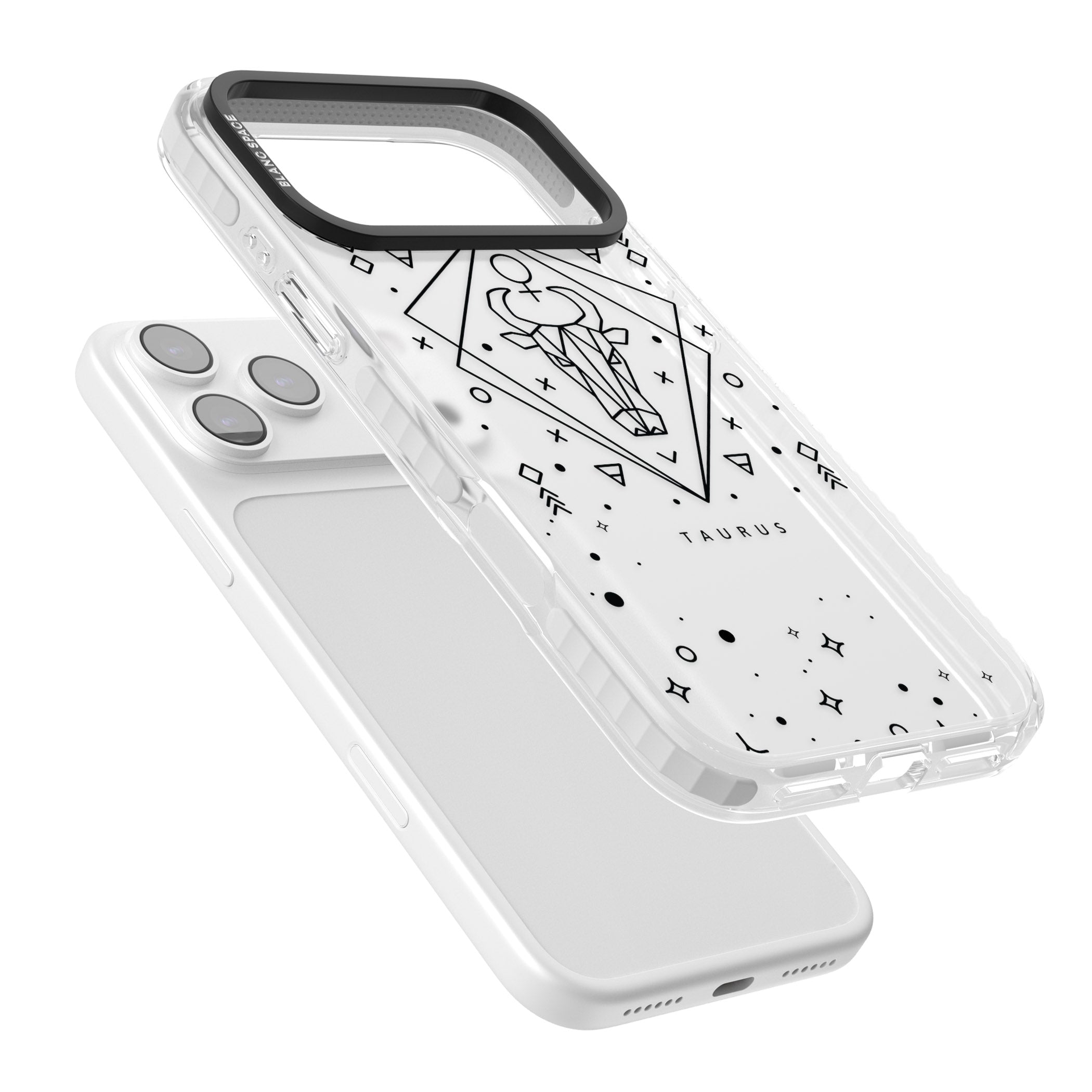 Taurus Emblem iPhone 17 Pro Impact Clear Phone Case Colours