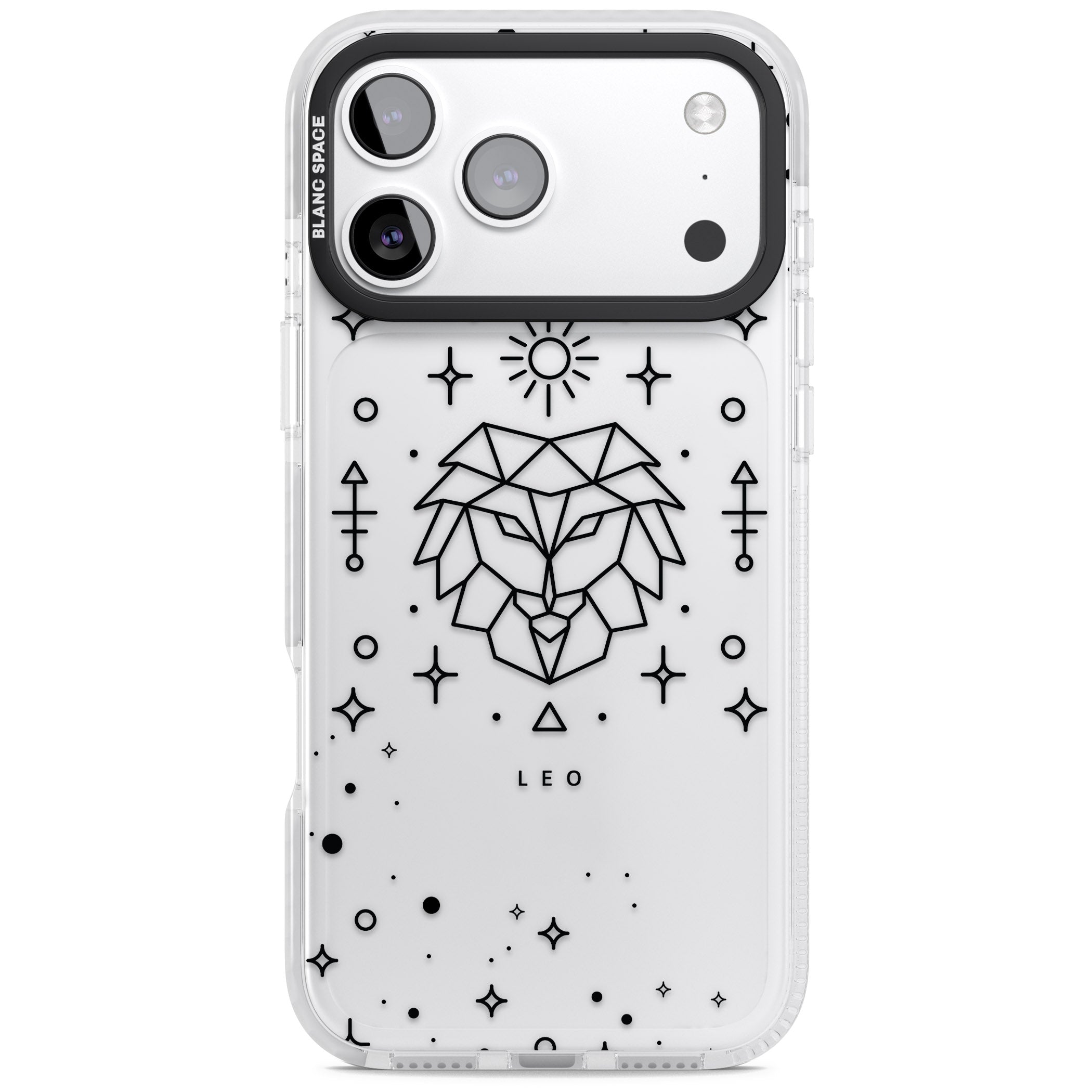 Leo Zodiac iPhone 17 Pro Impact Clear Phone Case