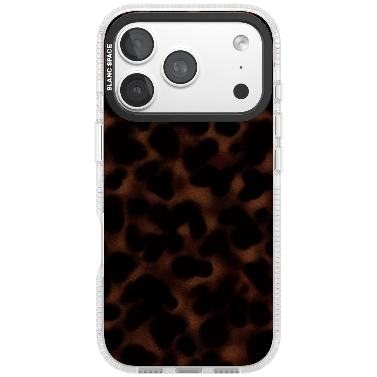 Dark Tortoise Shell old money iPhone case featuring a dark tortoiseshell pattern with amber and black animal print tones iPhone 18 Pro Impact Air Phone Case front