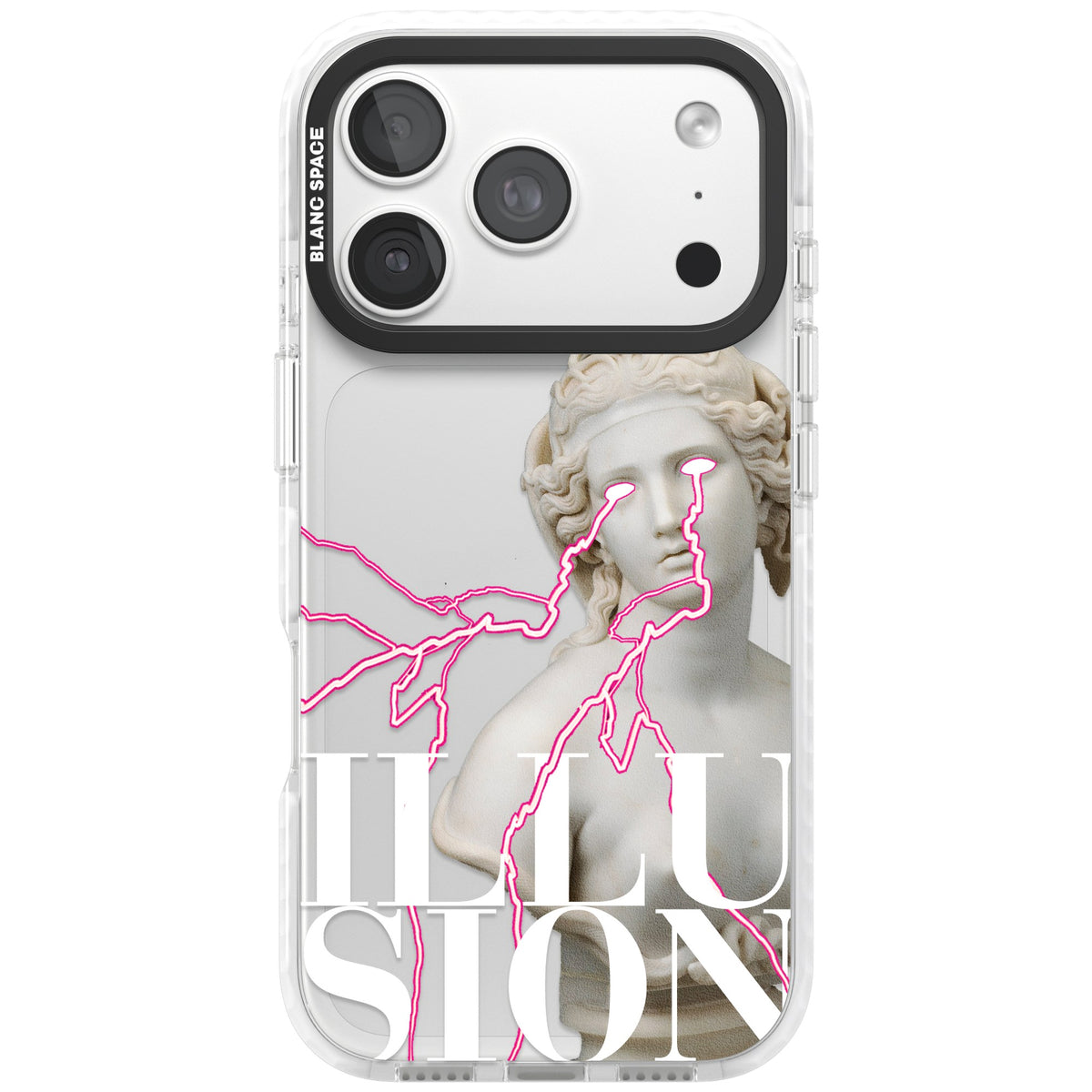 Illusion iPhone 18 Pro Impact Clear Phone Case front