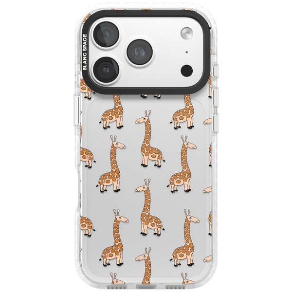 Cute Giraffe Pattern Clear