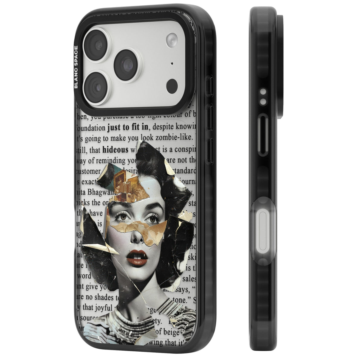 Beauty Is Within iPhone 18 Pro Impact Black Phone Case side