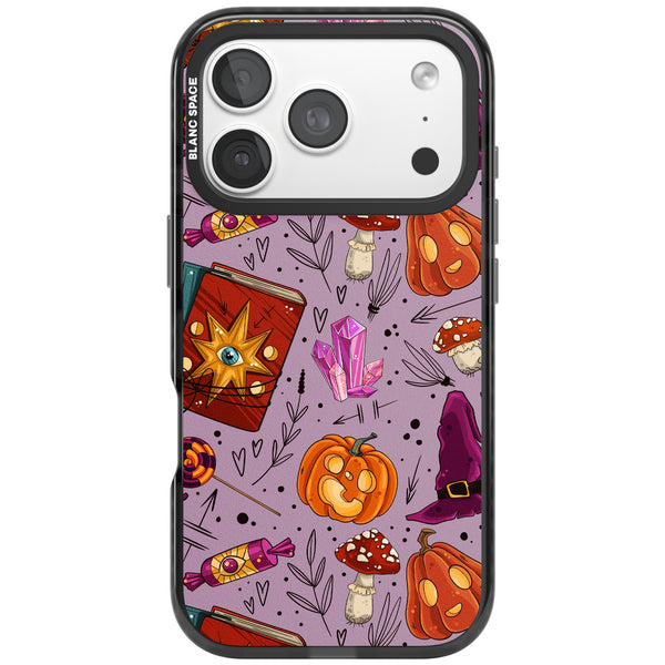 Witchy Cartoon Halloween Pattern