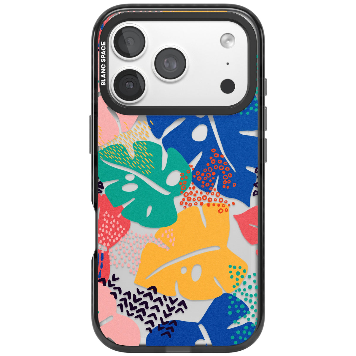 Vibrant Leaves iPhone 18 Pro Impact Black Phone Case front