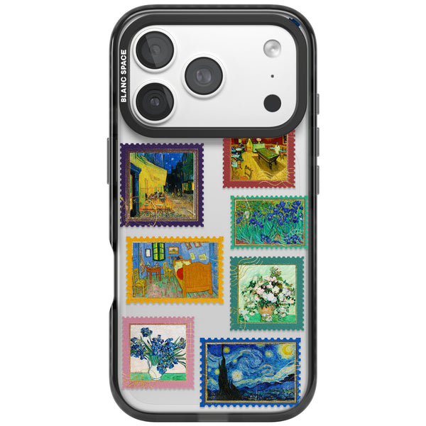 Coloured Vintage Art Stamps