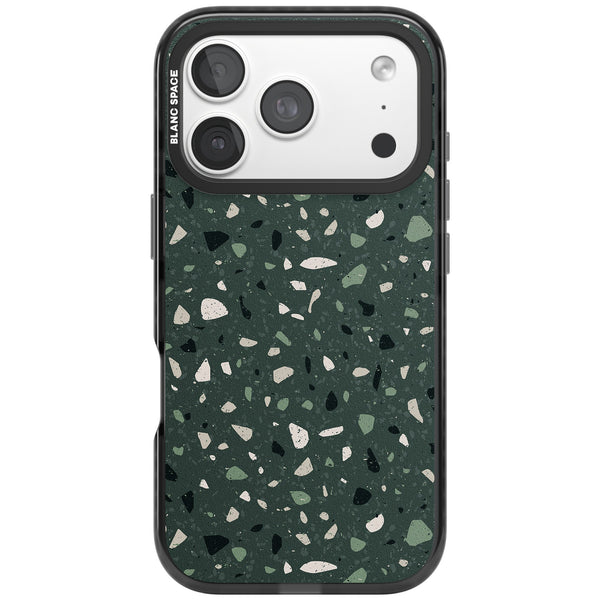 Green & Cream Terrazzo Pattern