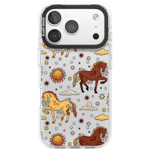 Boho Celestial Wild Horses