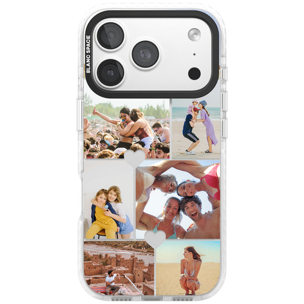 Personalised Heart Photo Grid