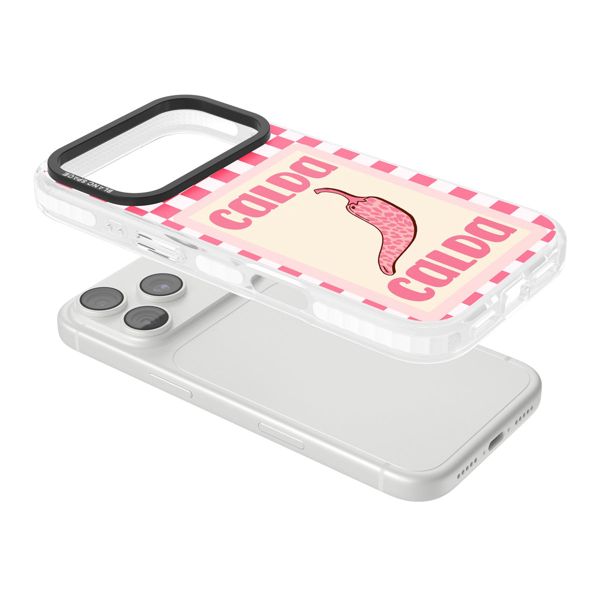 Calda iPhone 18 Pro Impact Clear Phone Case angled