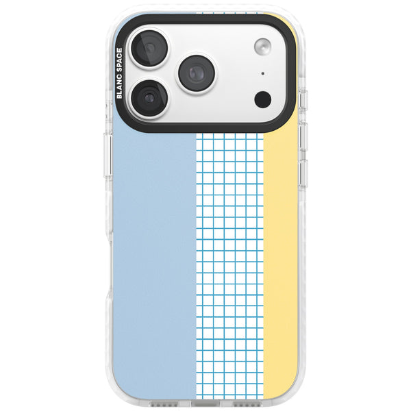 Abstract Grid Blue & Yellow