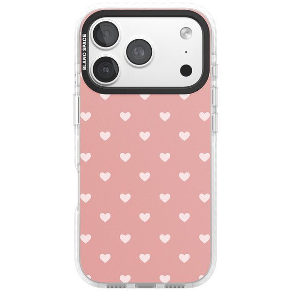 Small Heart Pattern: Pink
