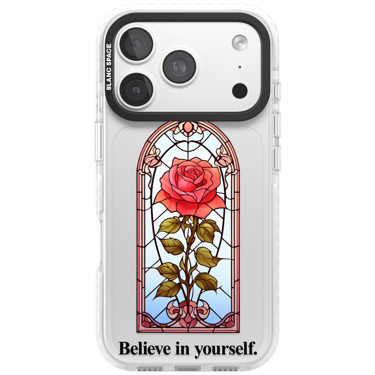 Believe In Yourself iPhone 18 Pro Impact Clear Phone Case front