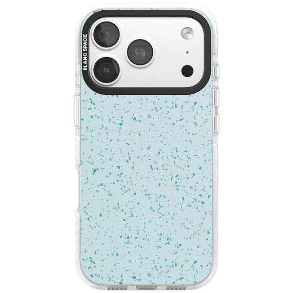 Light Blue Terrazzo Pattern