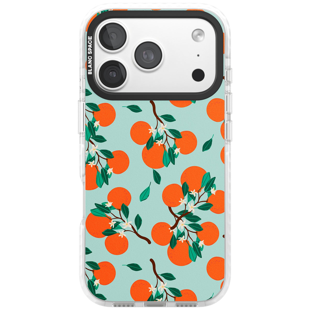 Orange Grove iPhone 18 Pro Impact Clear Phone Case front