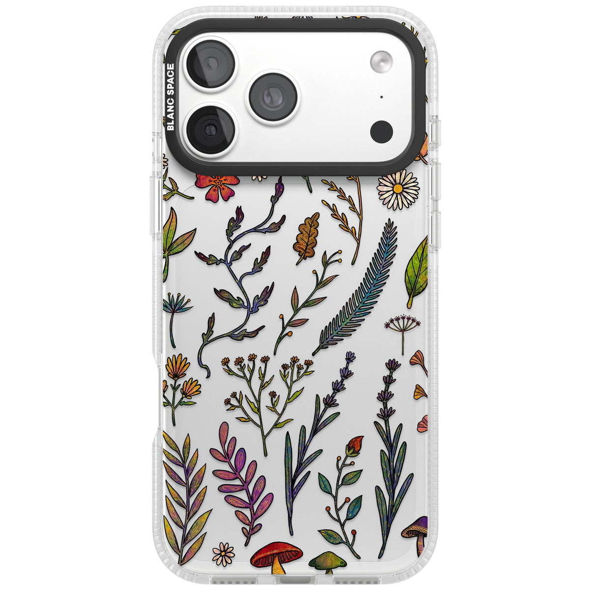 Autumn Wildflowers iPhone 18 Pro Max Impact Air Clear Phone Case front