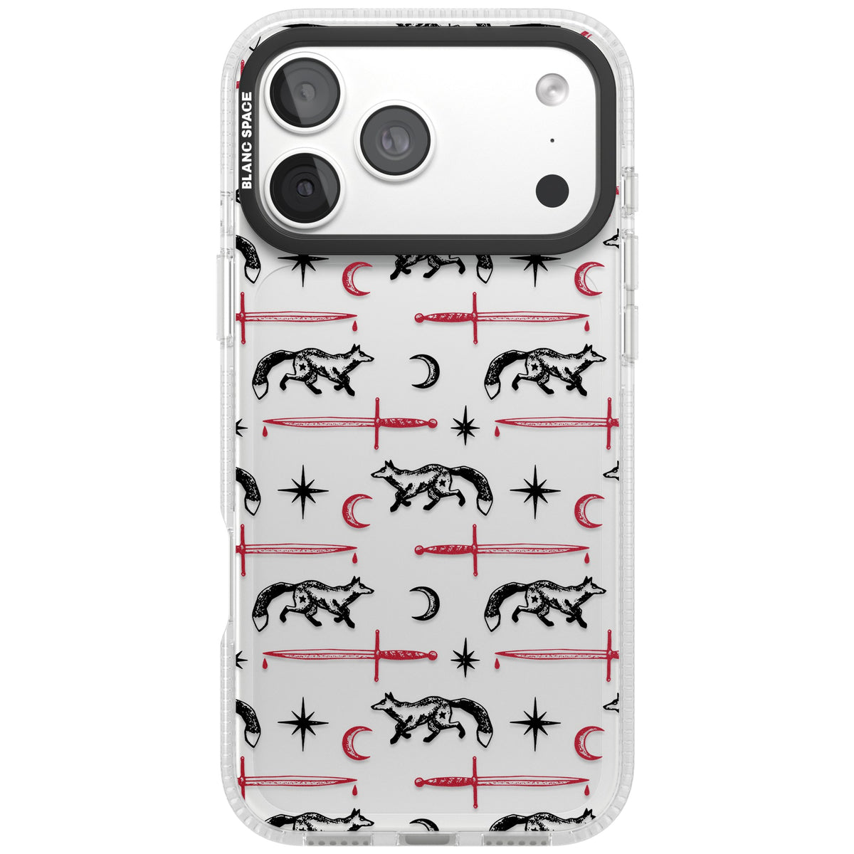 Blade & Crescent iPhone 18 Pro Max Impact Air Clear Phone Case front