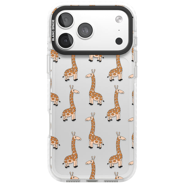 Cute Giraffe Pattern Clear