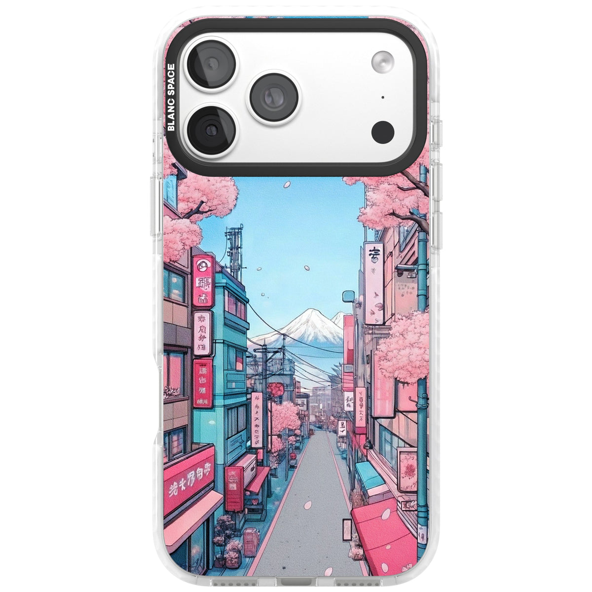 Sakura Lane iPhone 18 Pro Max Impact Clear Phone Case front