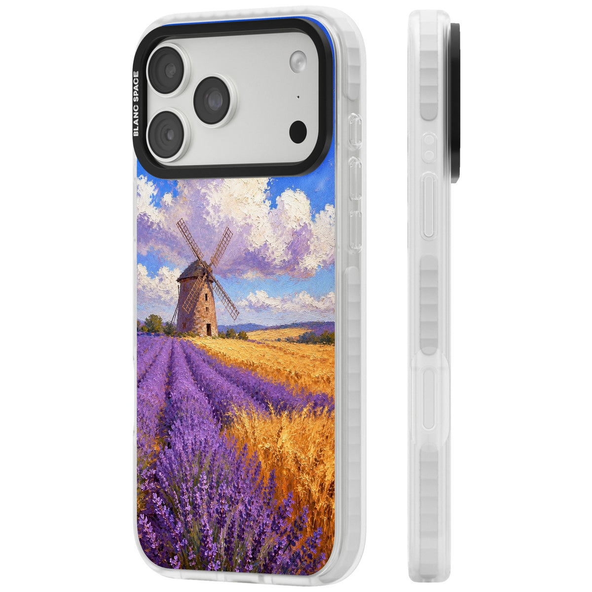 Lavender Mill iPhone 18 Pro Max Impact Clear Phone Case side