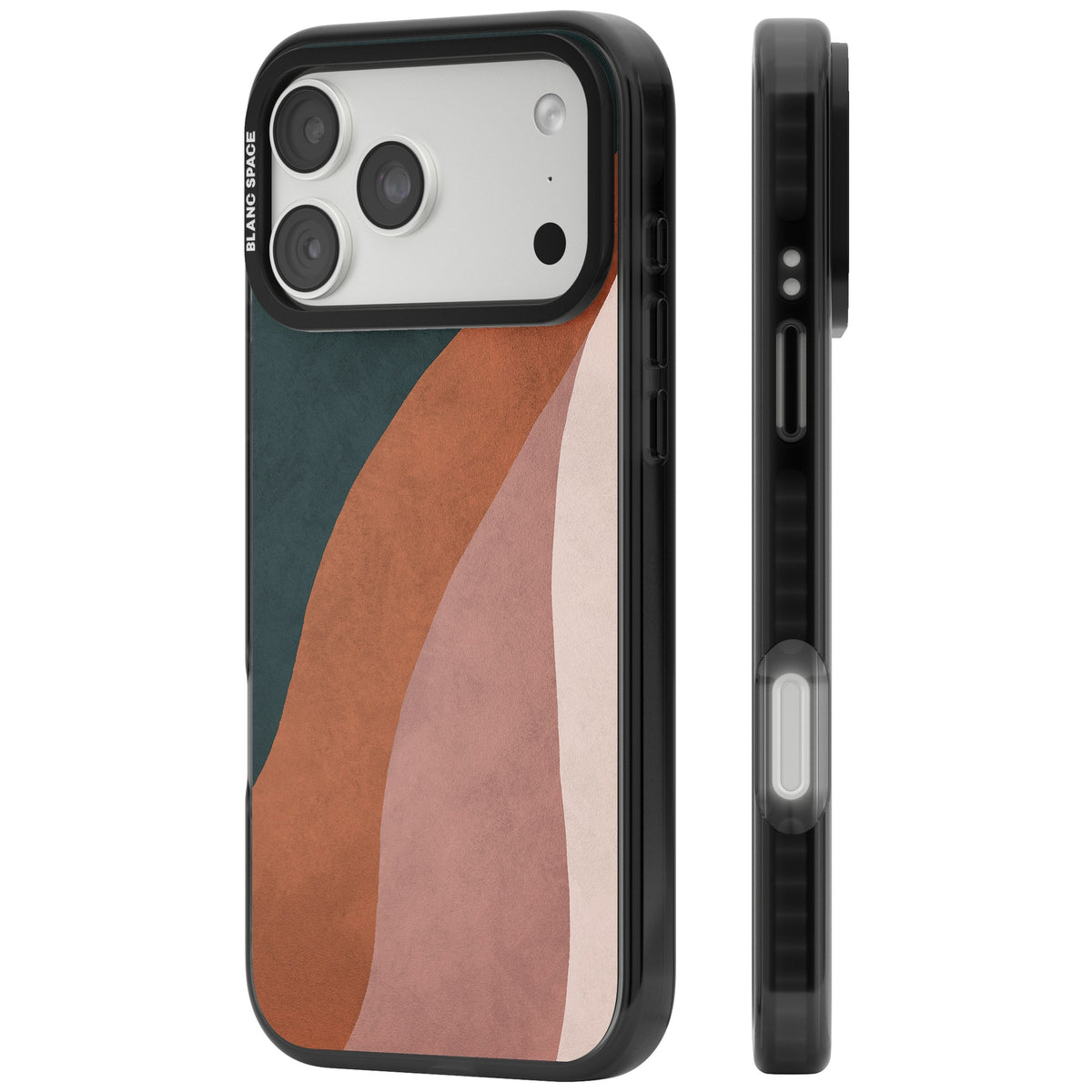 Earthwave Abstract iPhone 18 Pro Max Impact Black Phone Case side