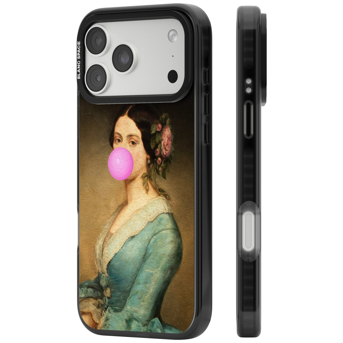 Duchess Bubble iPhone 18 Pro Max Impact Black Phone Case side