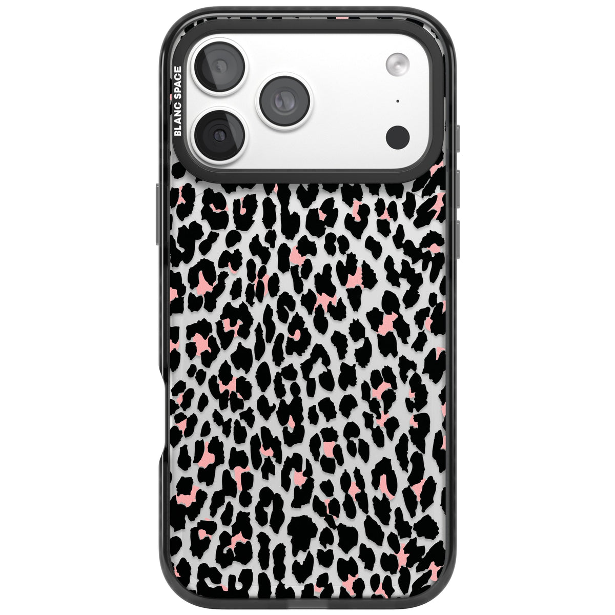Tatty Leopard iPhone 18 Pro Max Impact Black Phone Case front