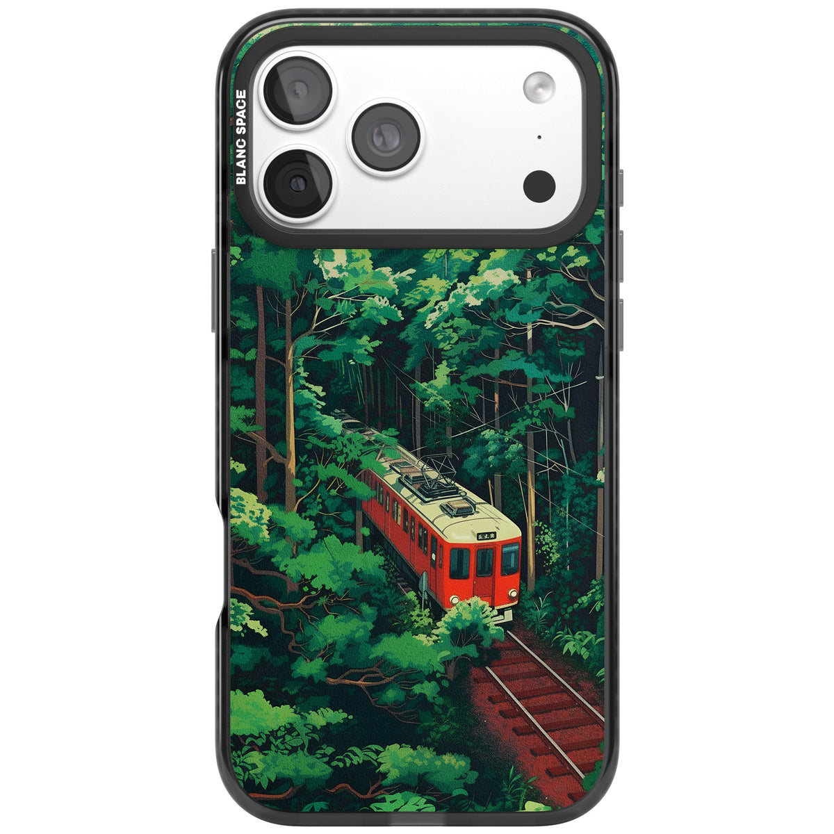Railway In Toyama iPhone 18 Pro Max Impact Black Phone Case front