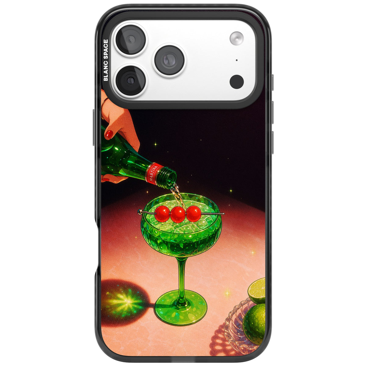 Absinthe Hour iPhone 18 Pro Max Impact Black Phone Case front
