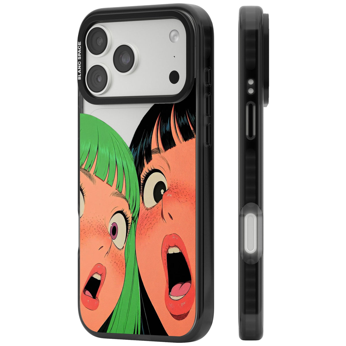 Gasp iPhone 18 Pro Max Impact Black Phone Case side