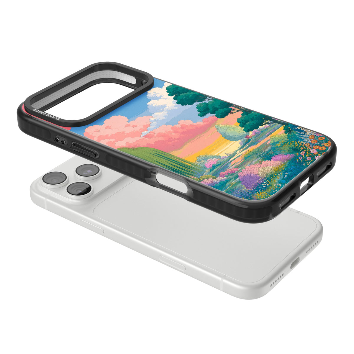 Dream Valley iPhone 18 Pro Max Impact Black Phone Case angled