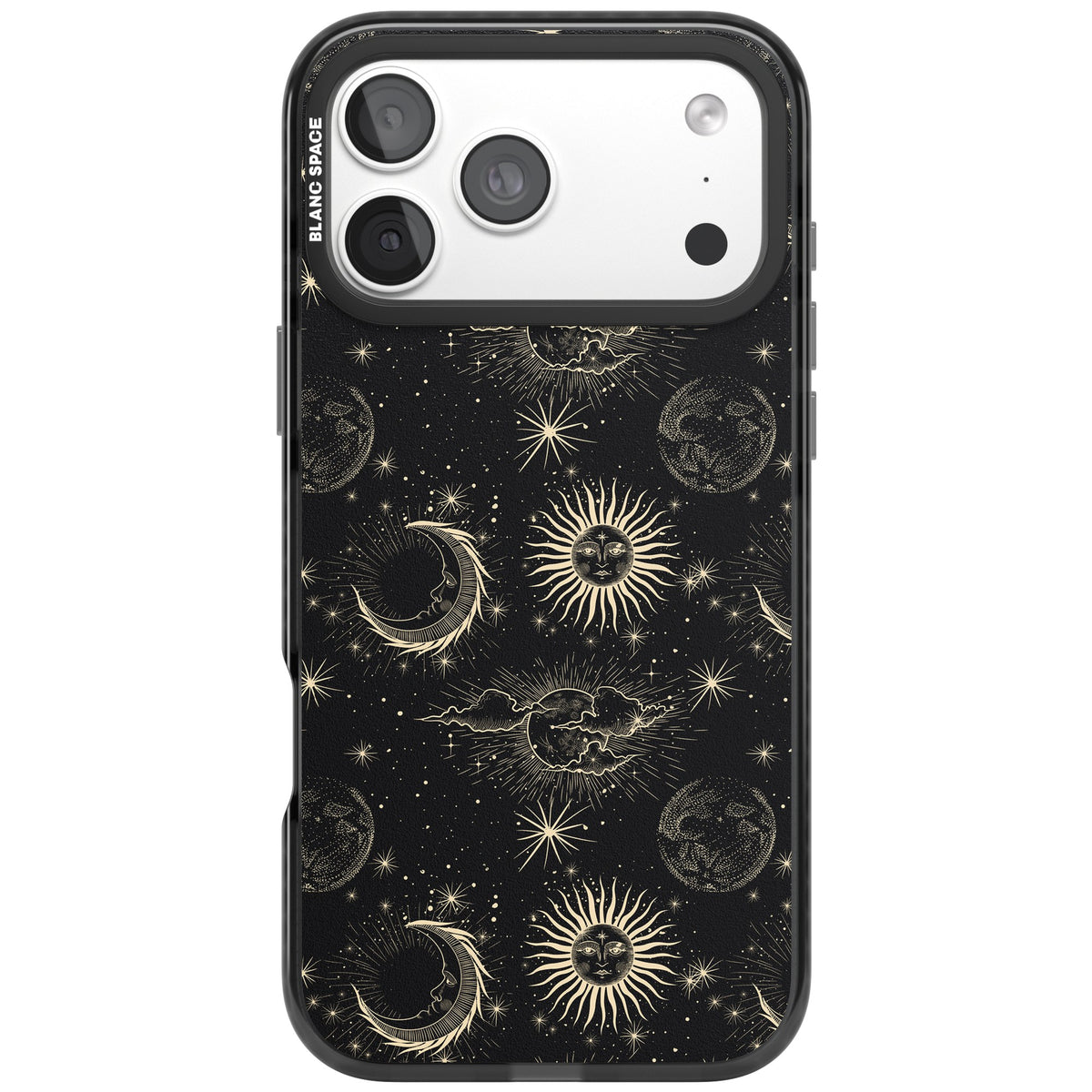 Celestial Almanac iPhone 18 Pro Max Impact Black Phone Case front