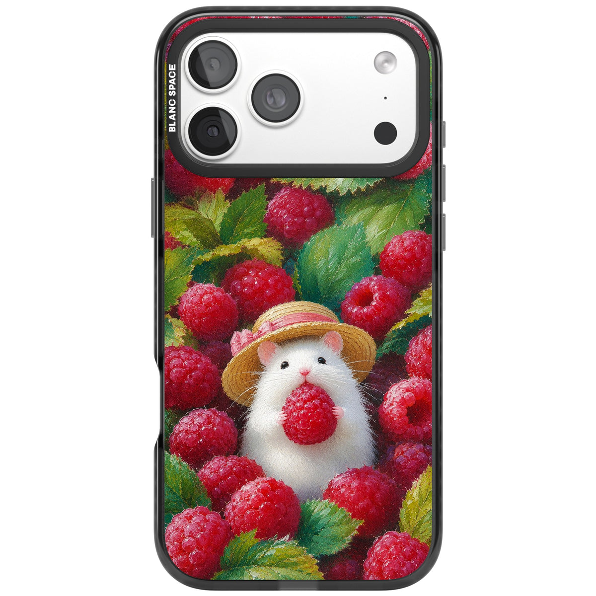 Berry Forager iPhone 18 Pro Max Impact Black Phone Case front