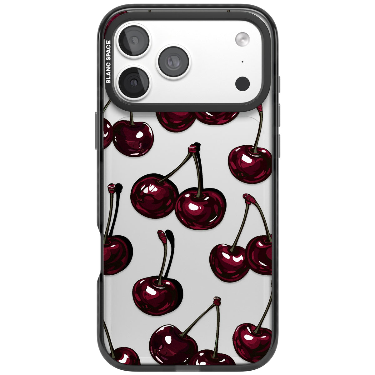 Cherry Wine iPhone 18 Pro Max Impact Black Phone Case front