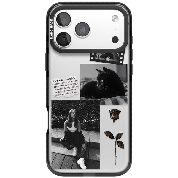 Personalised Black & White Scrapbook Photos
