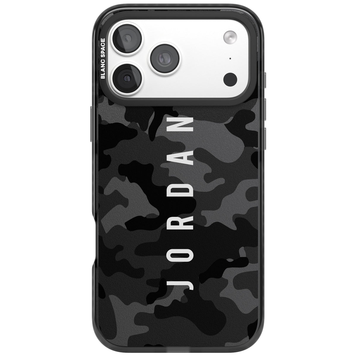 Personalised Urban Camo iPhone 18 Pro Max Impact Black Phone Case front
