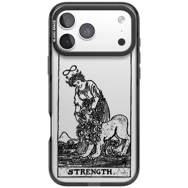 Personalised Strength Tarot Card (Clear)