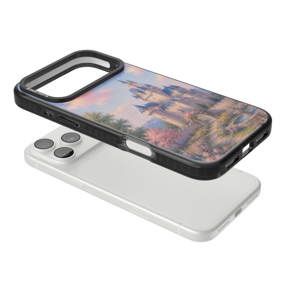 Enchanted Kingdom iPhone 18 Pro Max Impact Black Phone Case angled