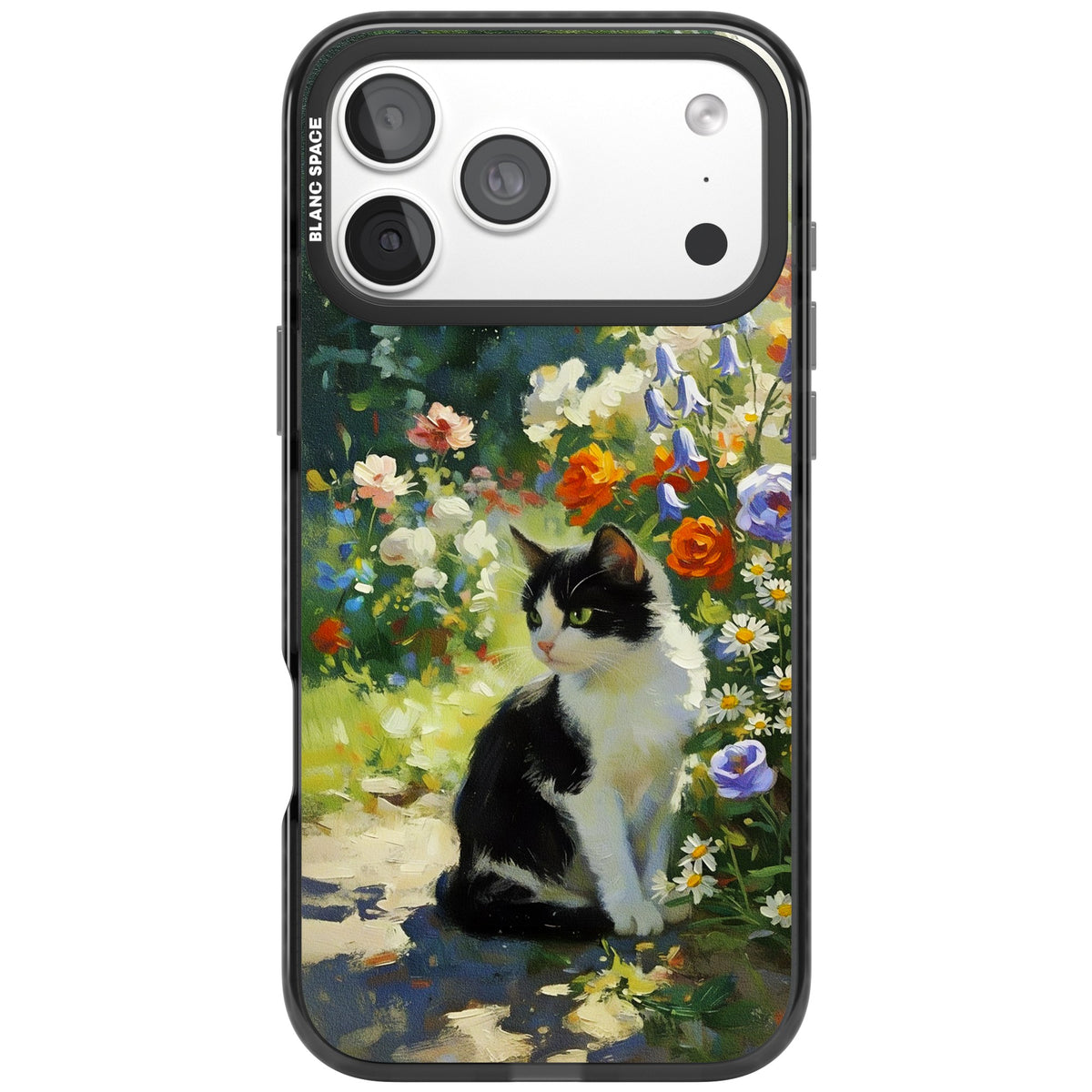 Cat In The Meadow iPhone 18 Pro Max Impact Black Phone Case front