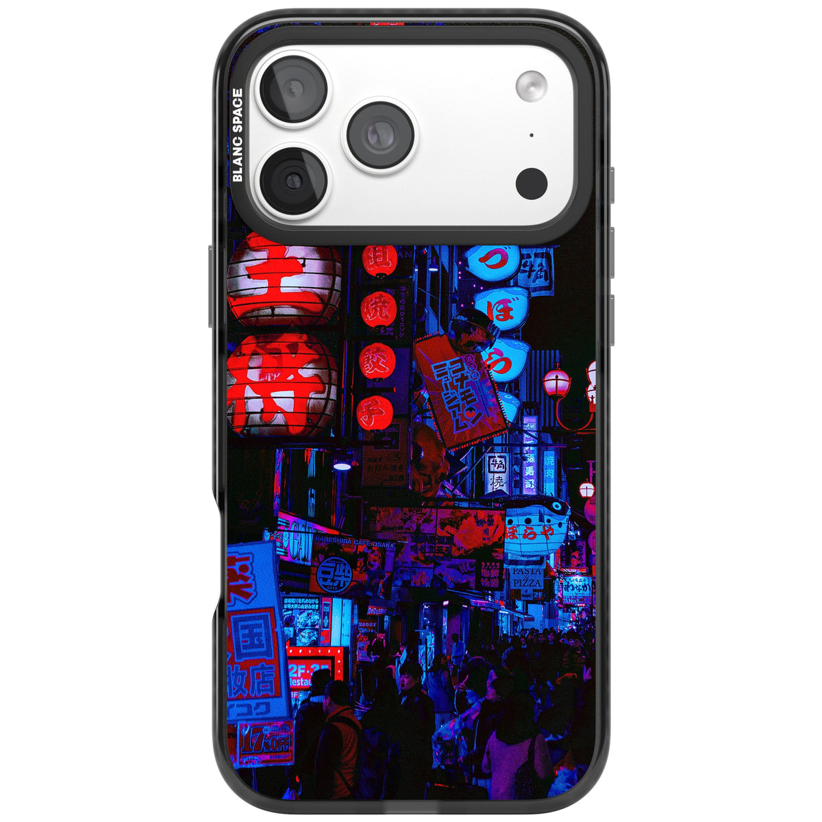 Neon Tokyo iPhone 18 Pro Max Impact Black Phone Case front