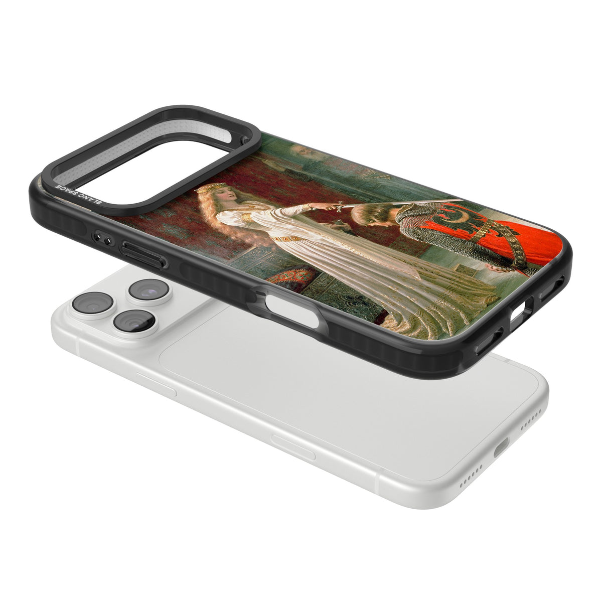 The Accolade iPhone 18 Pro Max Impact Black Phone Case angled