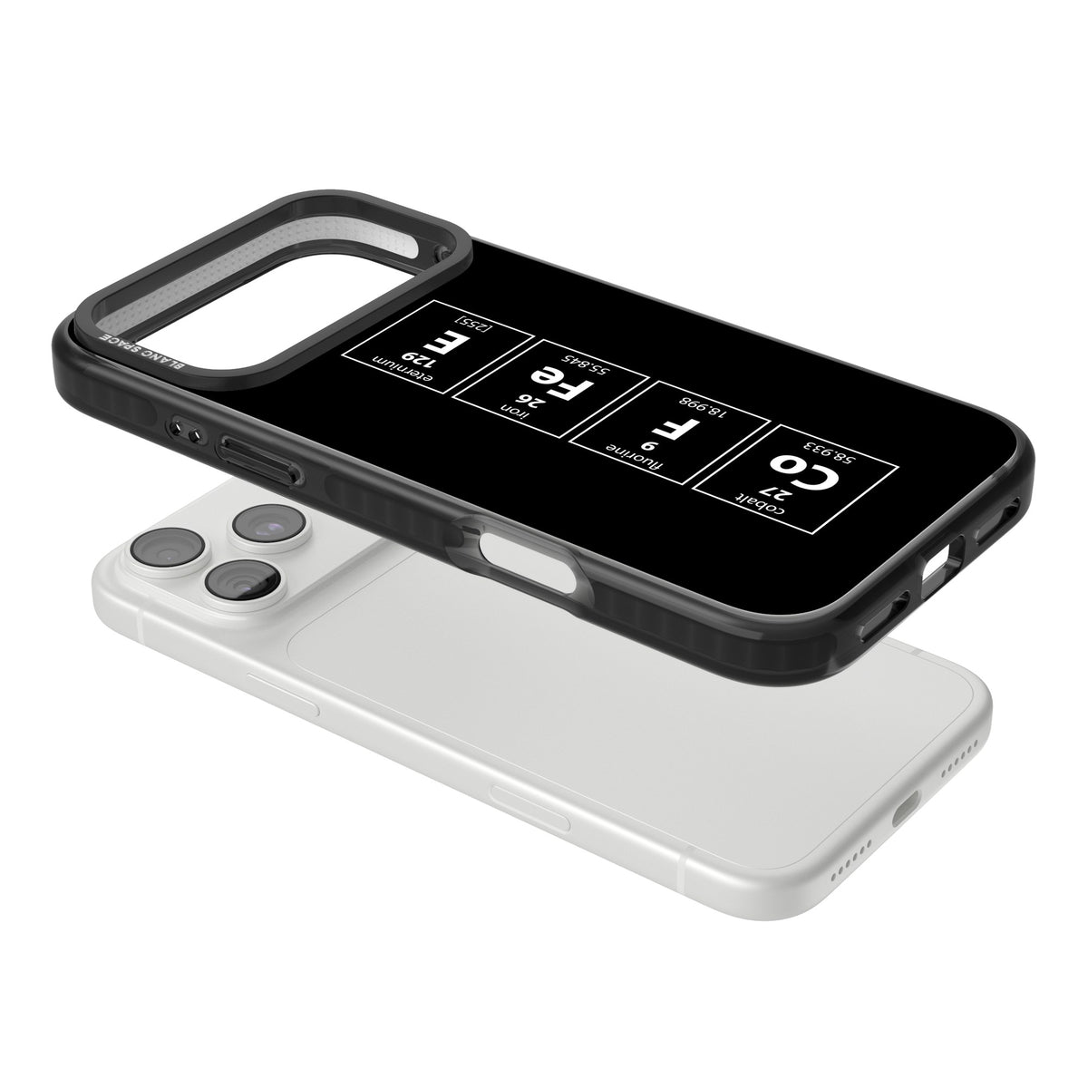 Coffee Element (Black) iPhone 18 Pro Max Impact Black Phone Case angled