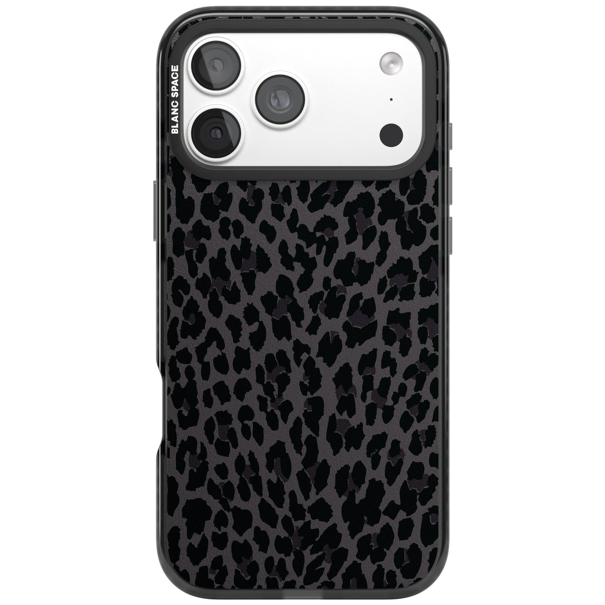 Dark Animal Print iPhone 18 Pro Max Impact Black Phone Case front