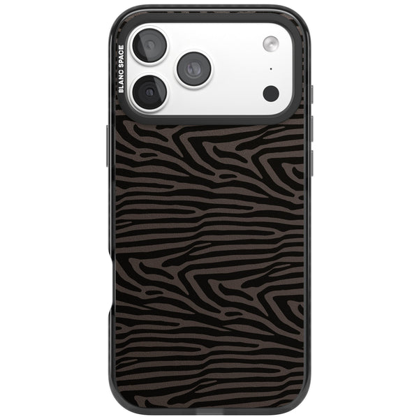 Dark Zebra Print
