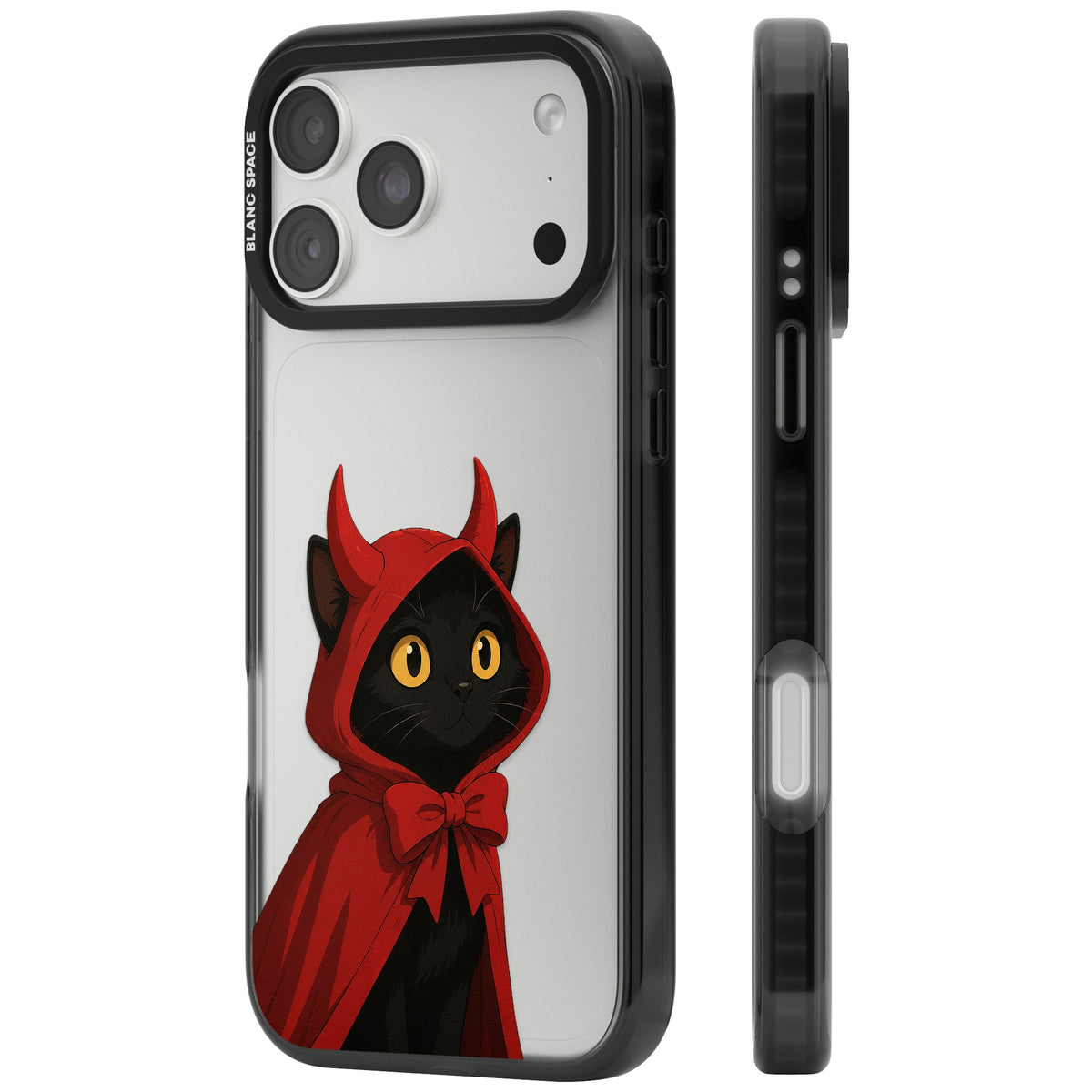 Little Devil iPhone 18 Pro Max Impact Black Phone Case side