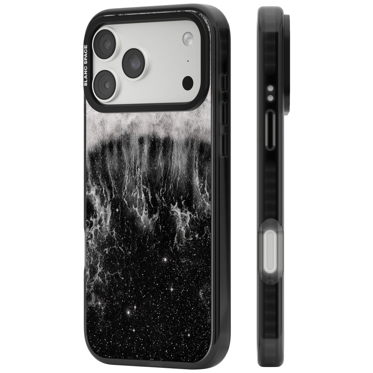 Deep Wave iPhone 18 Pro Max Impact Black Phone Case side