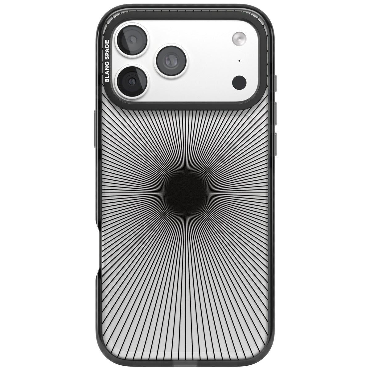 Linear Sunburst iPhone 18 Pro Max Impact Black Phone Case front