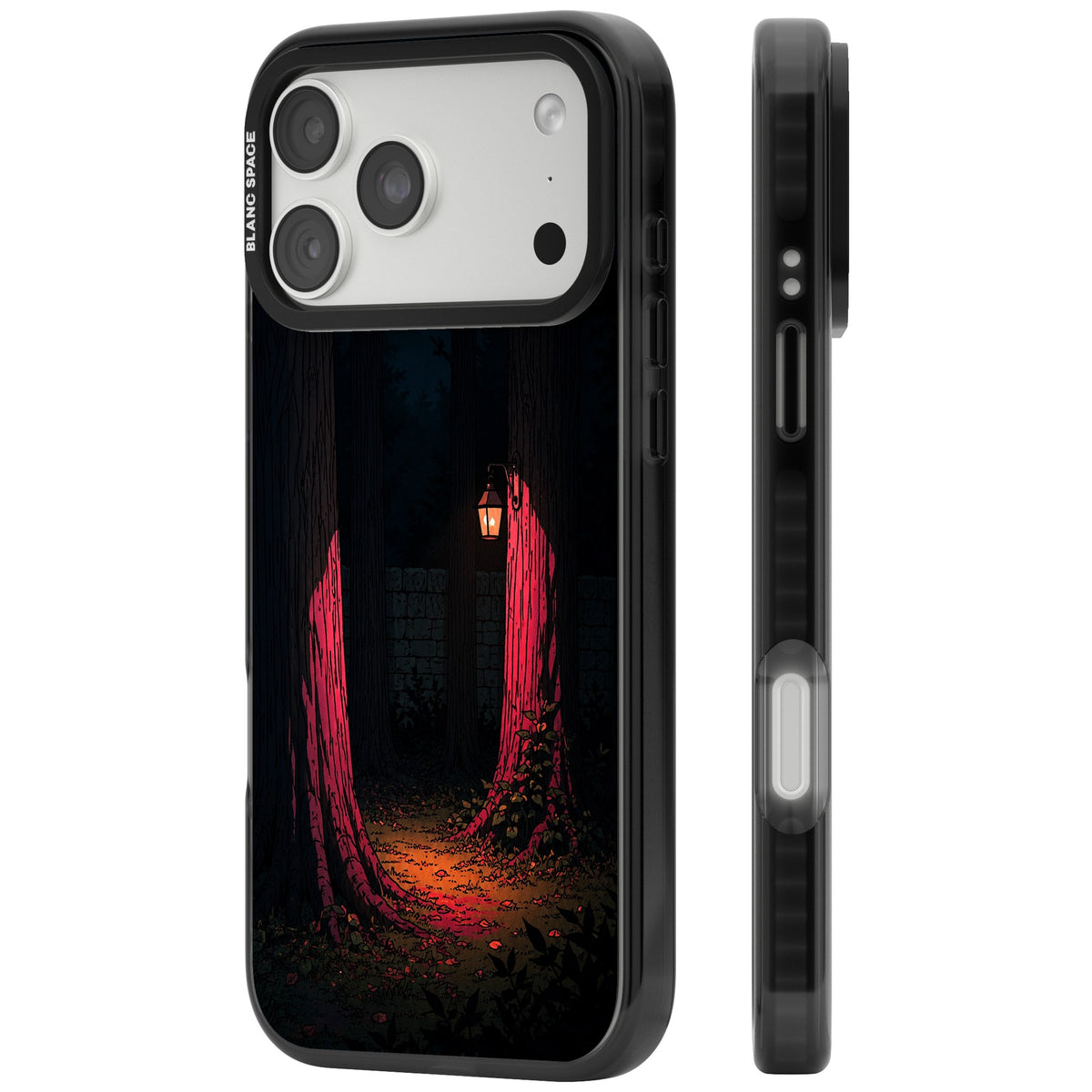Forest Lantern iPhone 18 Pro Max Impact Black Phone Case side