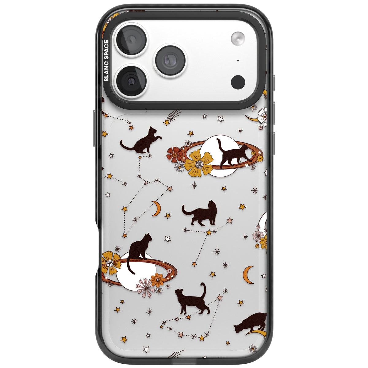 Cats And Astrology iPhone 18 Pro Max Impact Black Phone Case front