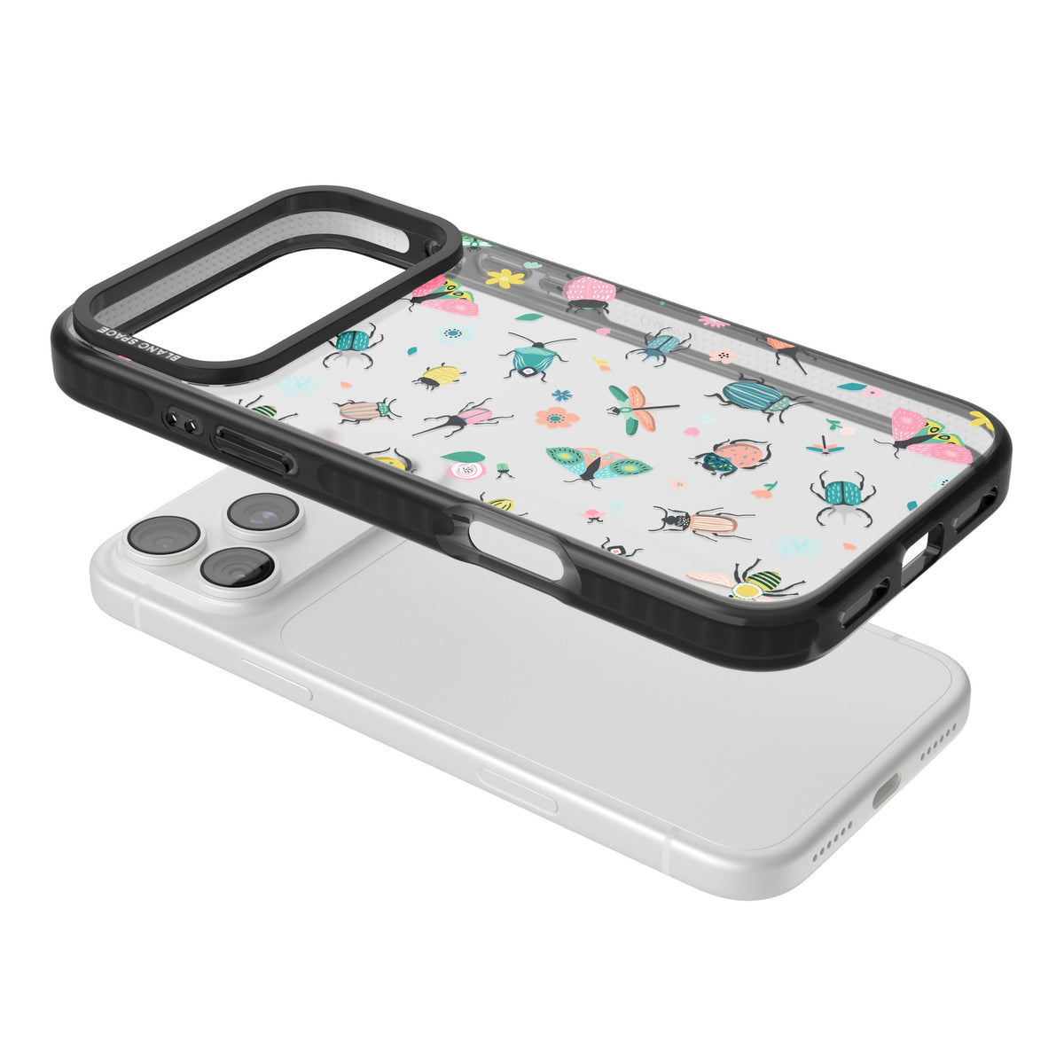 Bug Life iPhone 18 Pro Max Impact Black Phone Case angled