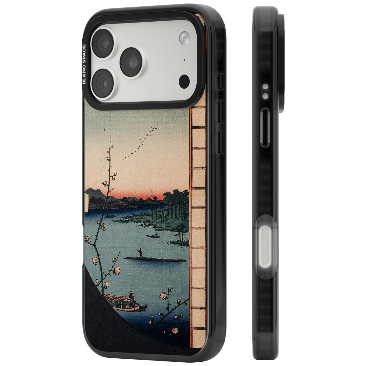 Lake At Sunset iPhone 18 Pro Max Impact Black Phone Case side